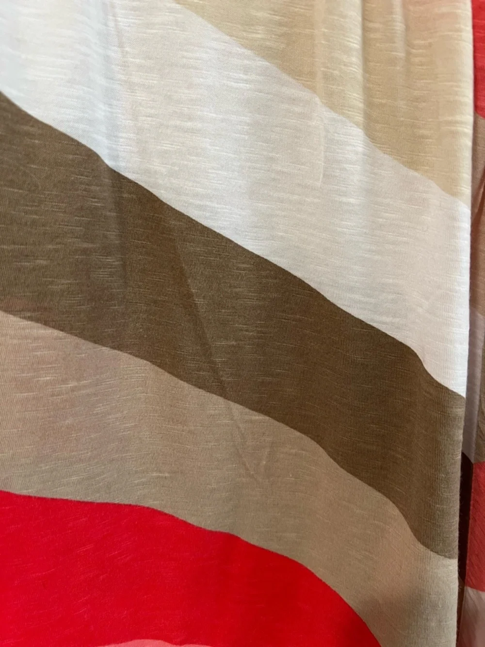 Tommy Bahama Summer dress with diagonal stripes and V-neck, size L - Picture 5 of 10